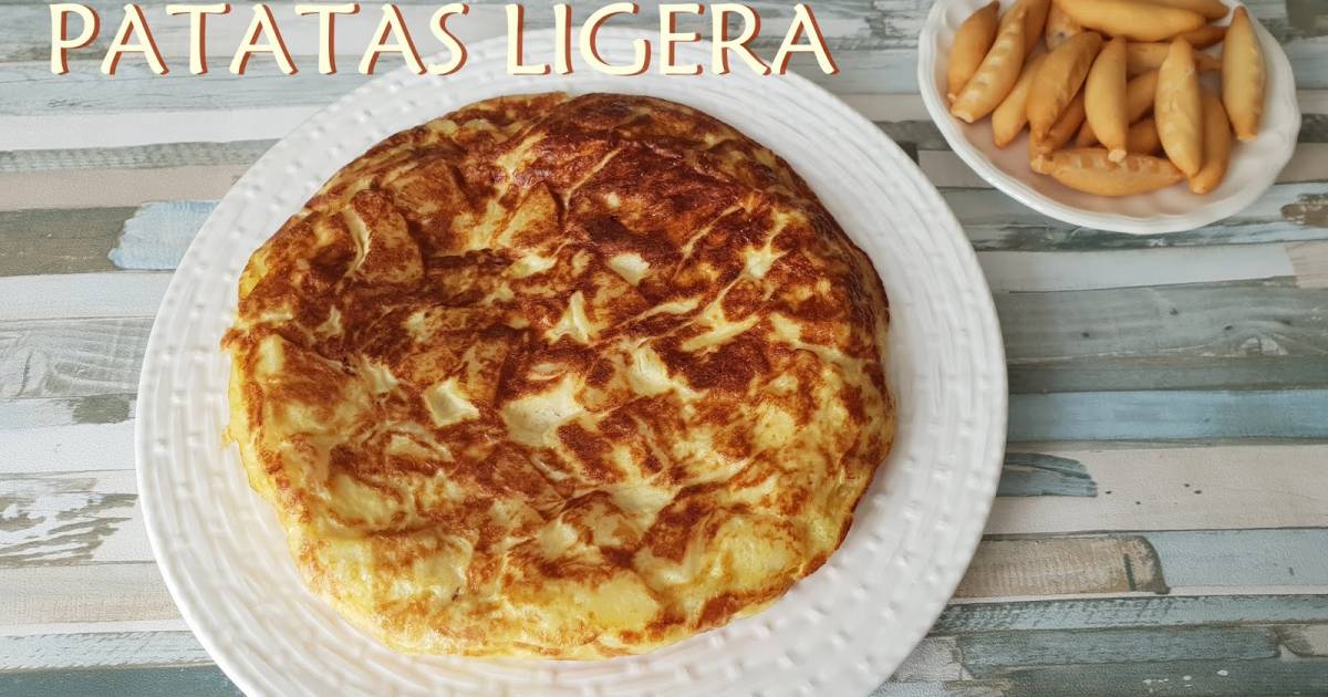 Tortilla de patatas ligera Cocina y recetas fáciles