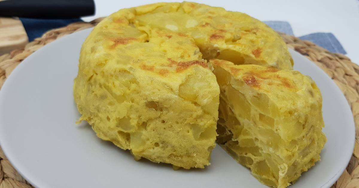 Tortilla de patatas en microondas Cocina y recetas fáciles