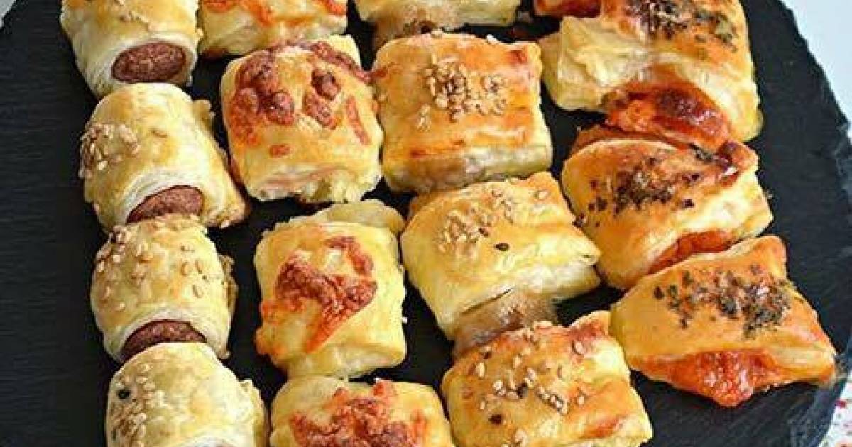 Pastas saladas de hojaldre (Receta fácil) | Cocina y recetas fáciles