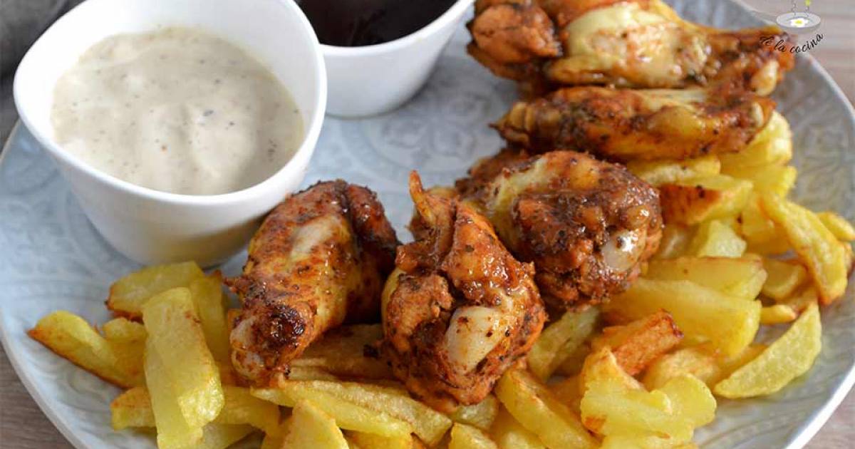 Alitas de pollo en adobo al horno | Cocina y recetas fáciles