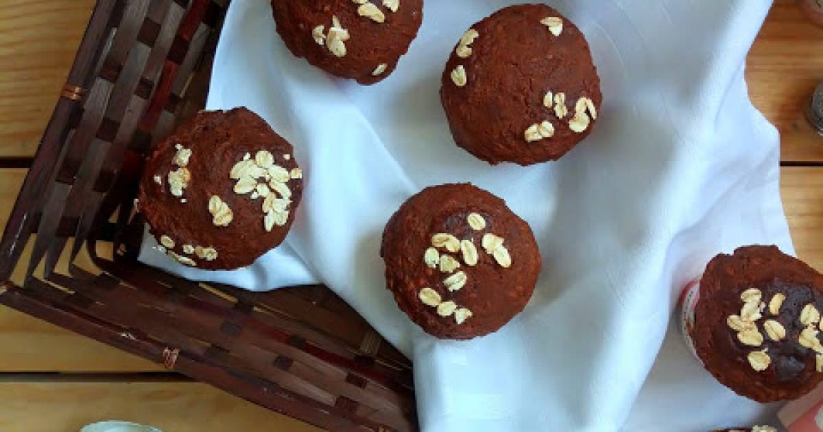 Muffins de zanahoria y plátano con semillas de lino Cocina y recetas