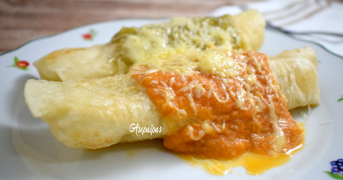 Enchiladas divorciadas Cocina y recetas fáciles
