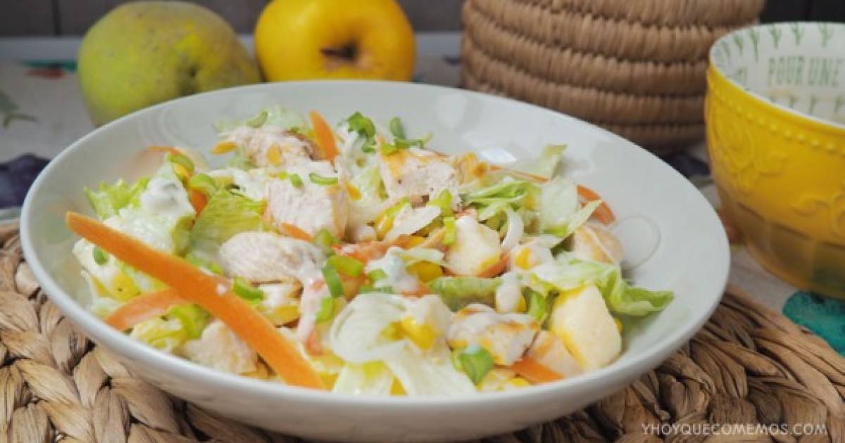 Ensalada de pollo Cocina y recetas fáciles