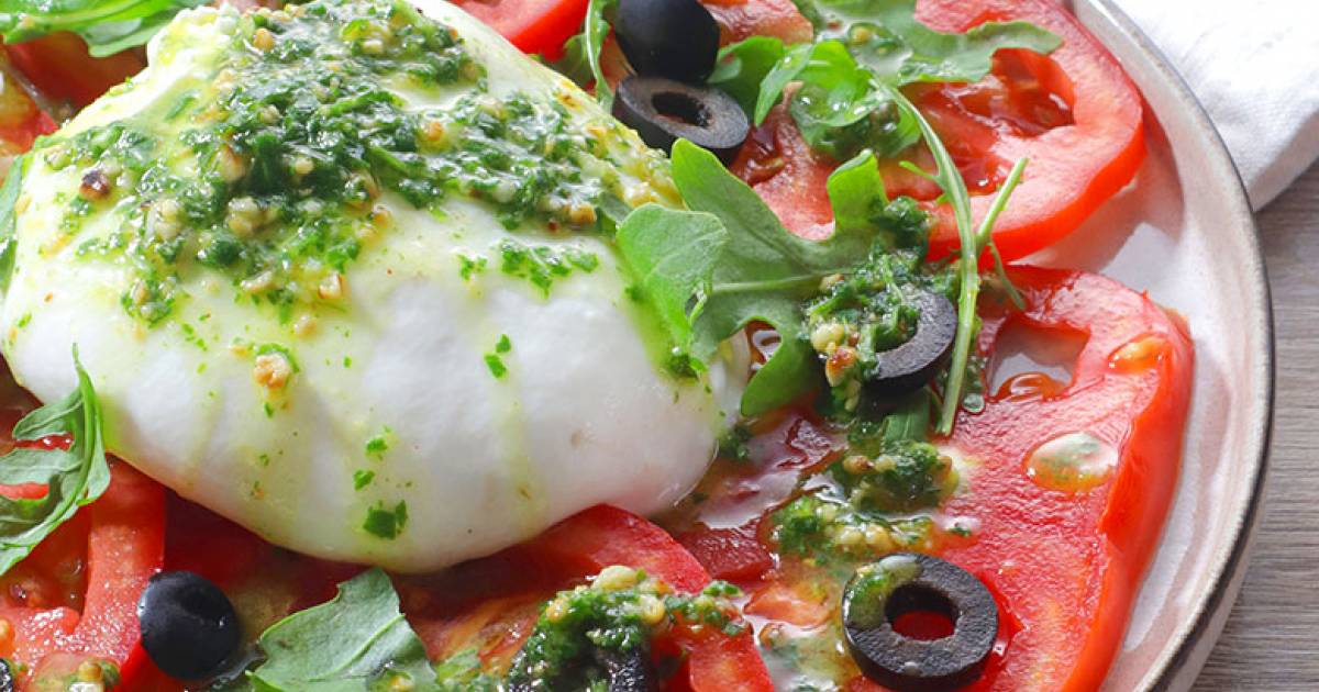 Ensalada De Tomate Y Burrata Cocina Y Recetas Fáciles