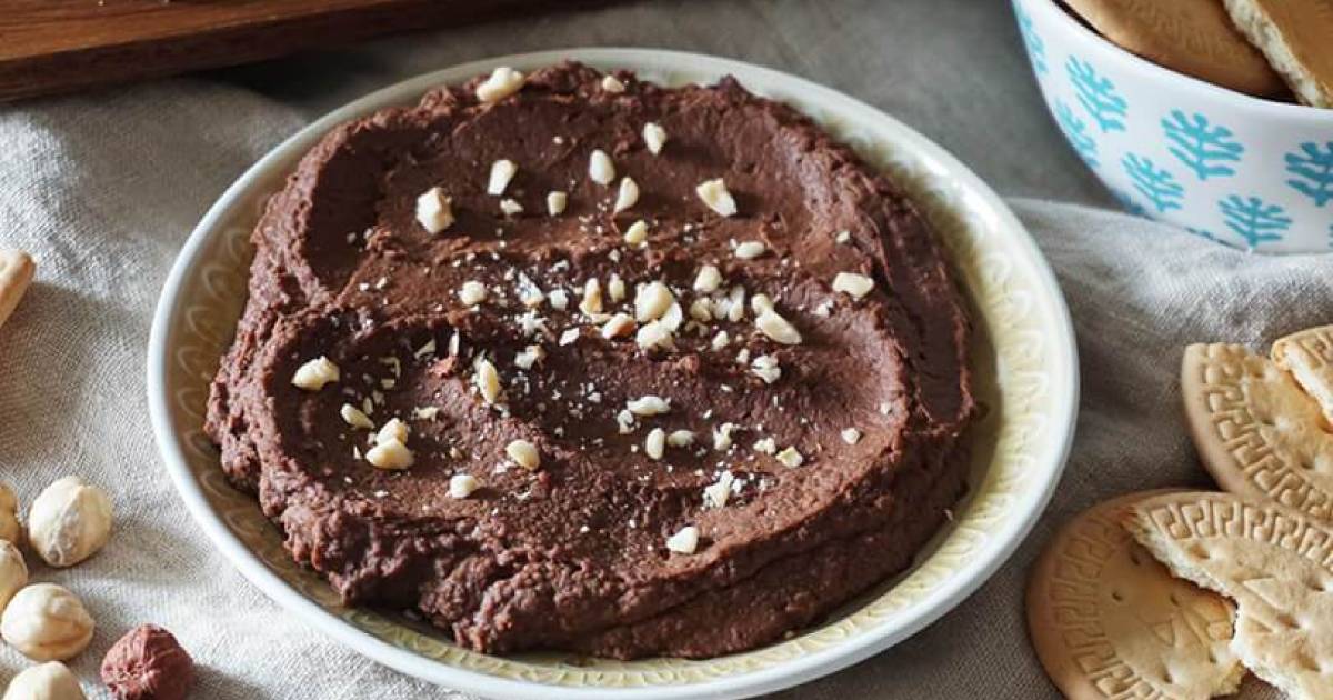 Hummus de chocolate ¡irresistible! Cocina y recetas fáciles