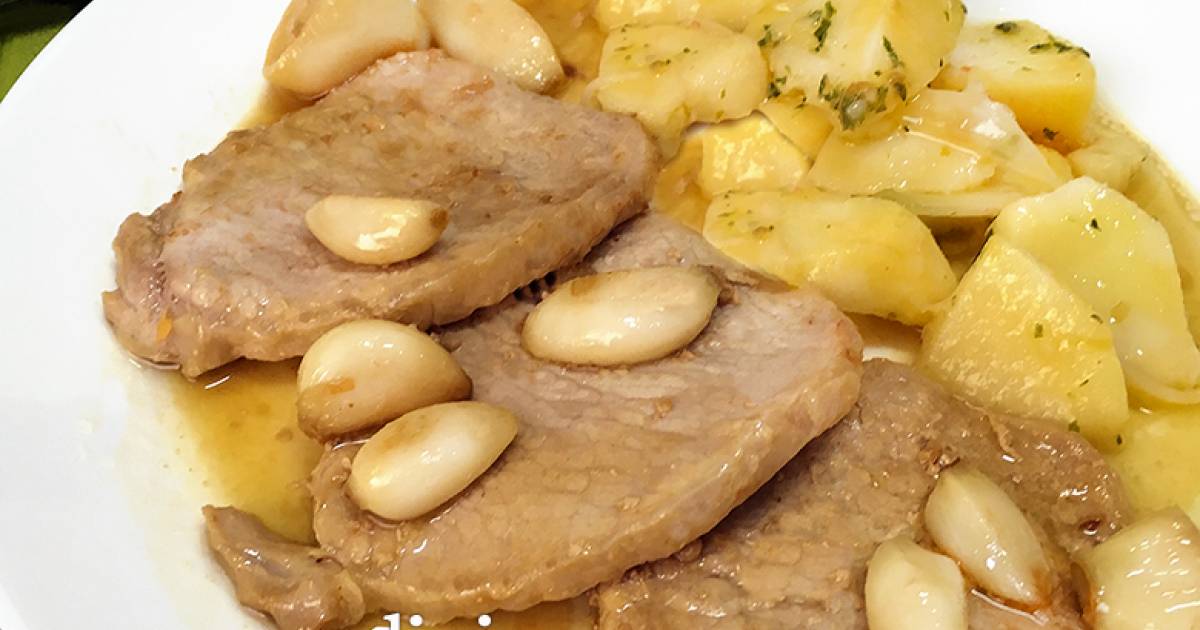 Lomo de cerdo al ajillo | Cocina y recetas fáciles