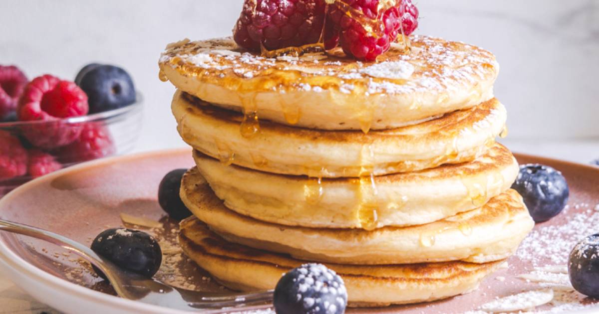 Pancakes o tortitas de avena (con huevo) Cocina y recetas fáciles