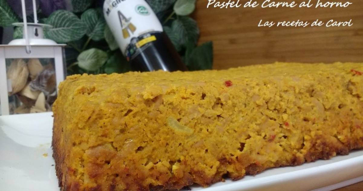 Pastel de carne al horno, receta modificada Cocina y recetas fáciles