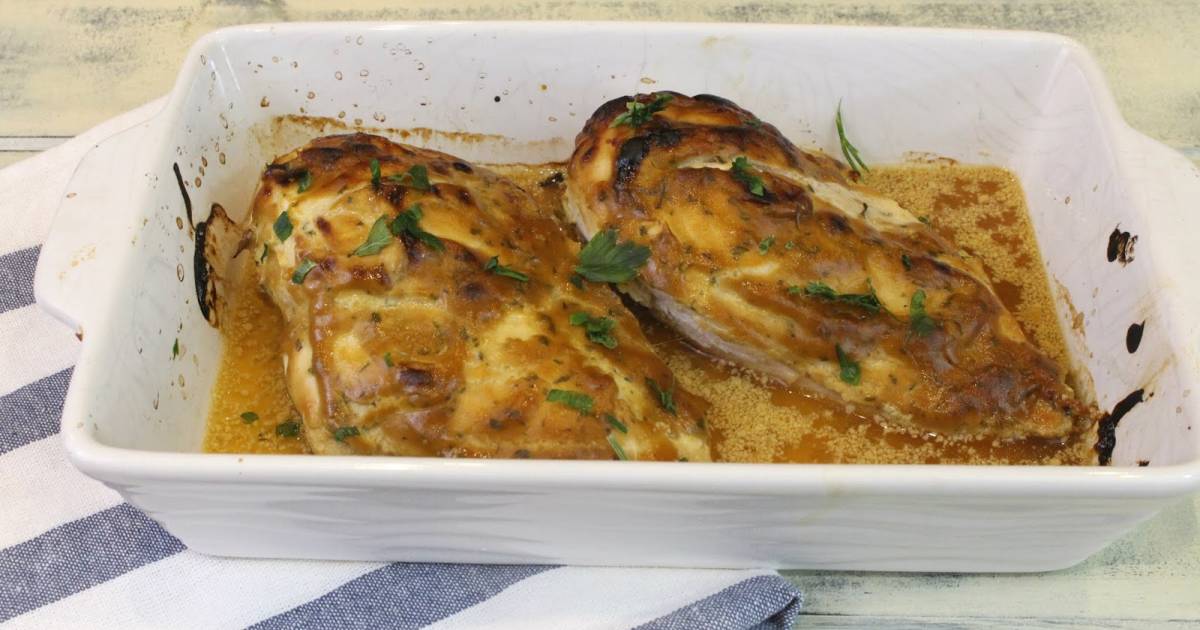 Pechuga de pollo a la miel y mostaza Cocina y recetas fáciles