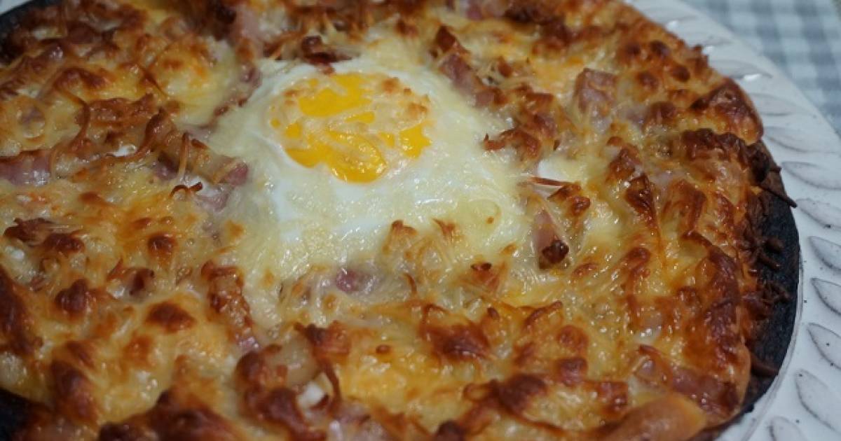 Pizza con tortitas de trigo Cocina y recetas fáciles
