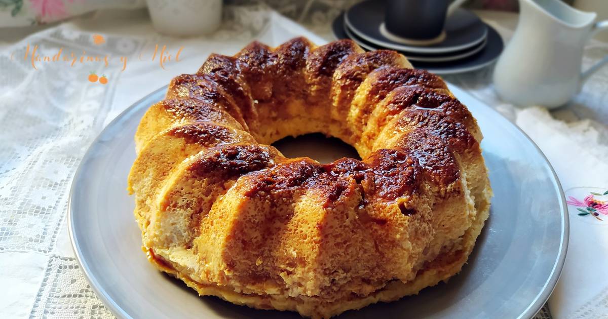 Pudin o budín de pan en microondas Cocina y recetas fáciles