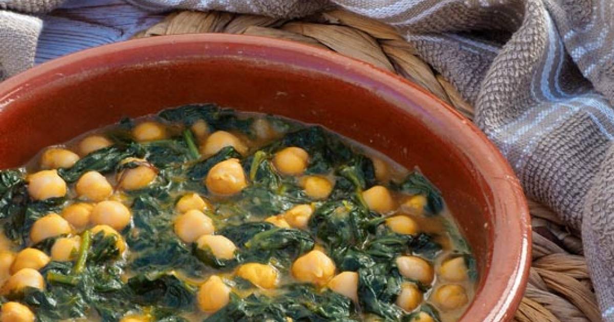 Garbanzos con espinacas estilo andaluz Cocina y recetas fáciles