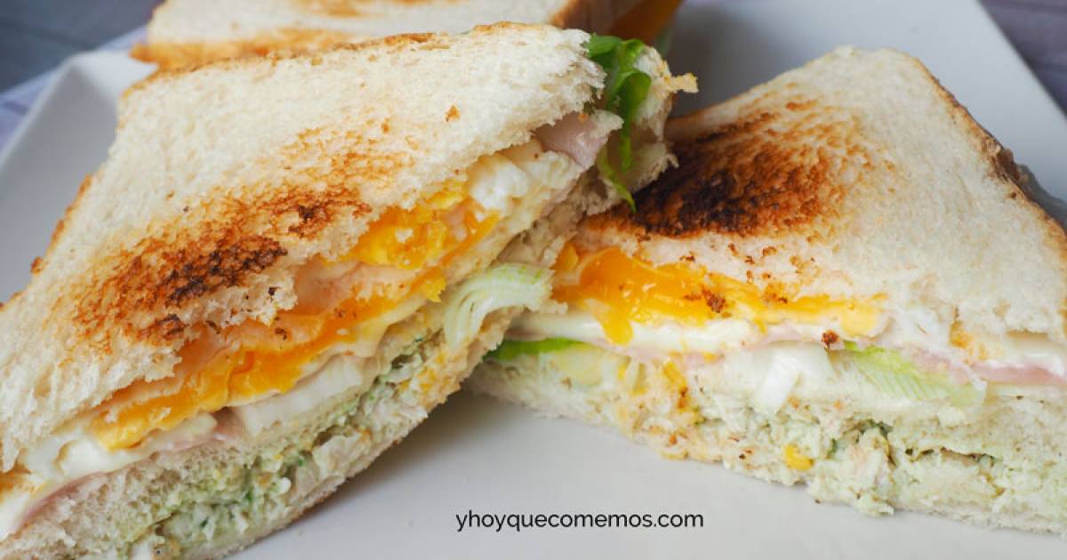 Sandwich de pollo Cocina y recetas fáciles