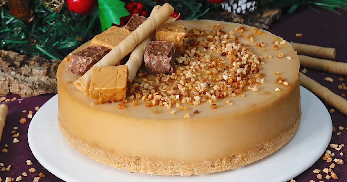 Tarta de turrón blando Cocina y