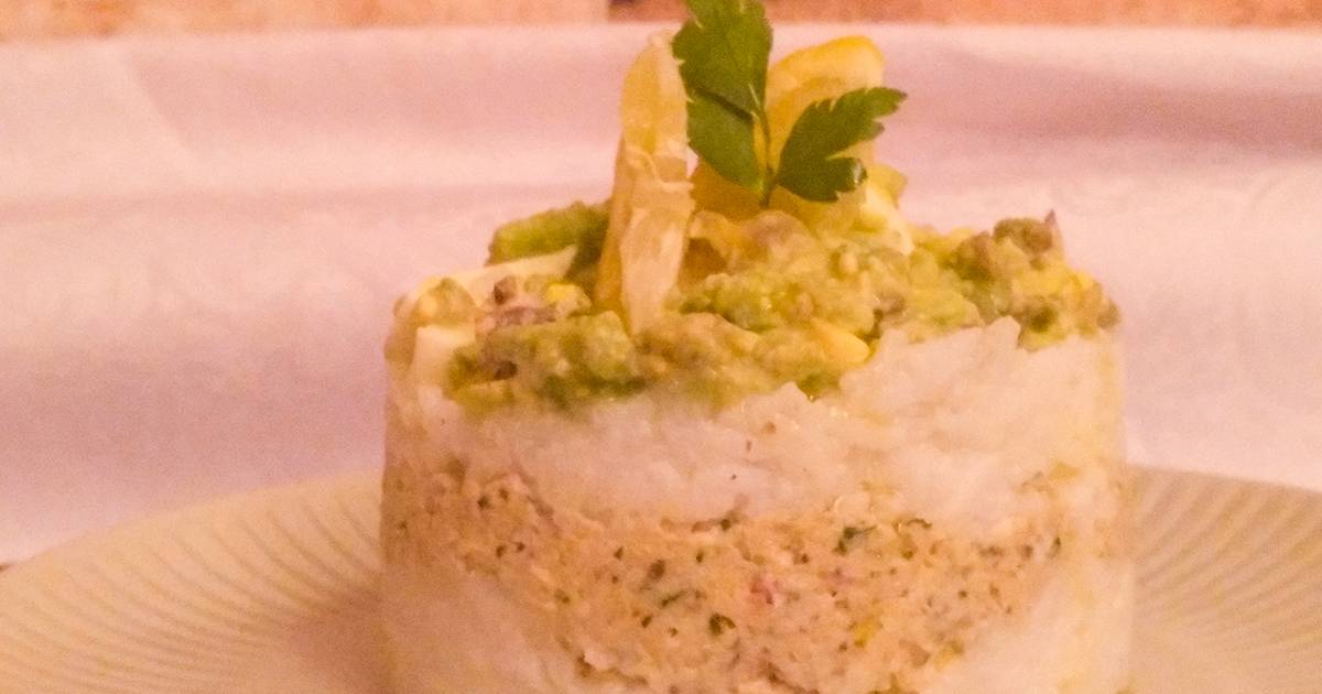Timbal de arroz con pescado Cocina y recetas fáciles
