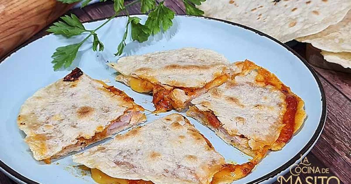 Tortillas de trigo rellenas Cocina y recetas fáciles
