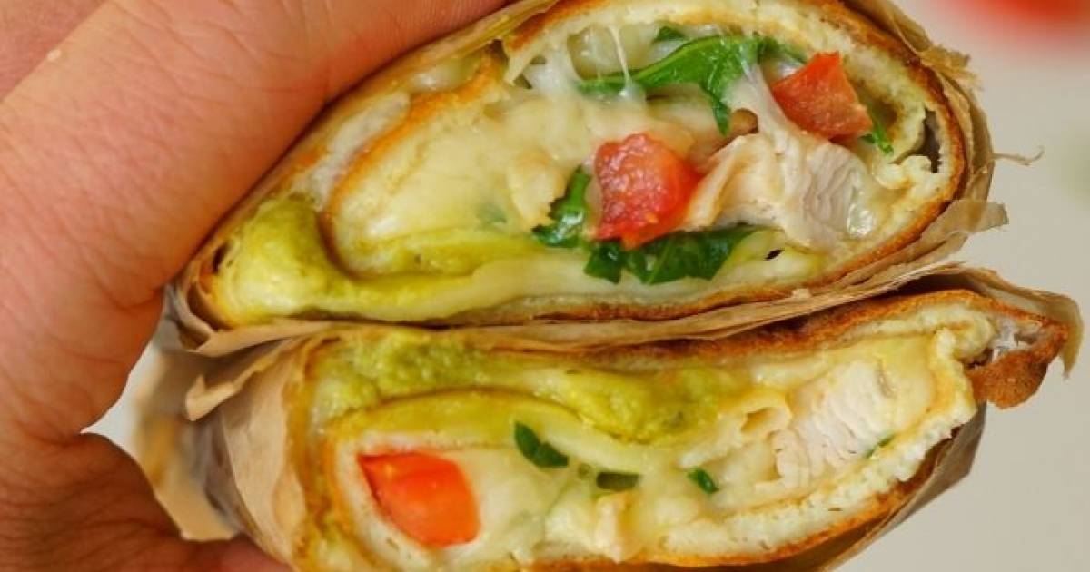 Wrap de pollo brutal y saludable Cocina y recetas fáciles