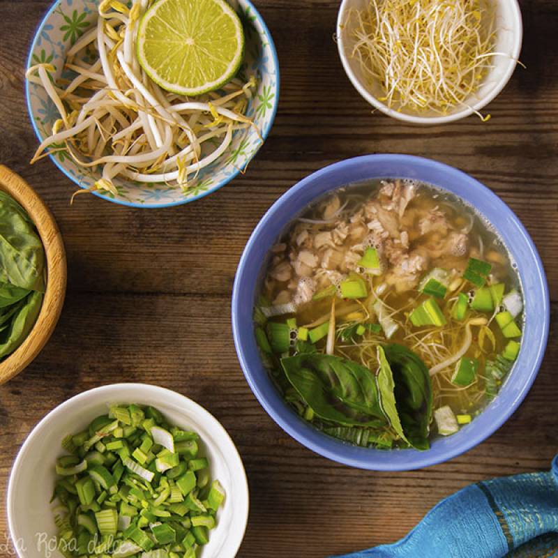 Pho | sopa de pollo vietnamita | Cocina y recetas fáciles