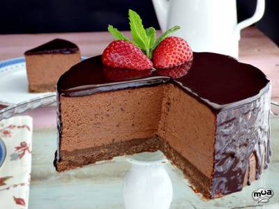 Cheescake de chocolate