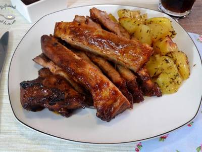 Costillas de cerdo al horno 