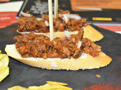 Pintxo pulled lamb (cordero)