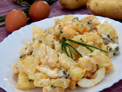 Ensalada de patata facil y deliciosa