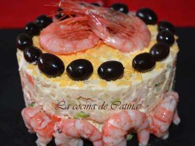 Ensaladilla de gambas