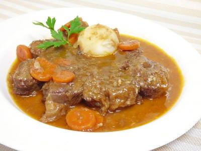 Ossobuco de ternera guisado