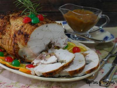 pollo de navidad