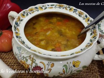 Sopa de verduras