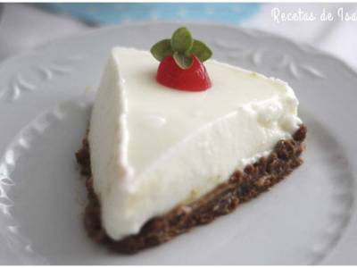 Tarta de yogur griego sin horno